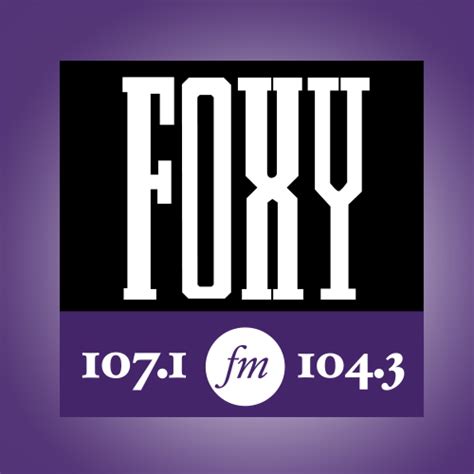 Top-rated syndicated Radio Personality. . Foxy 1071 listen live